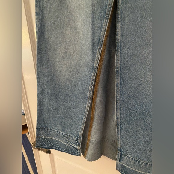 BDG Mandi A-Line Denim Maxi Skirt in Light Blue - Picture 8 of 10